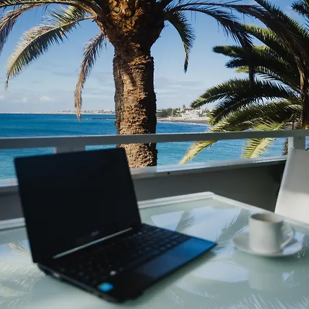 Apartamento Sobre El Mar Con Vistas A Dunas De Maspalomas San Agustín