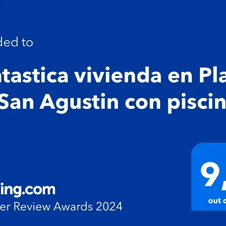Holiday home Fantastica Vivienda En Playa De Con Piscina San Agustin (Gran Canaria)